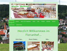 Tablet Screenshot of pension-florianhof.de
